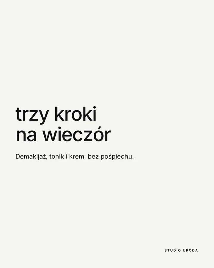 Studio Uroda, nowy post: trzy kroki na wieczór
