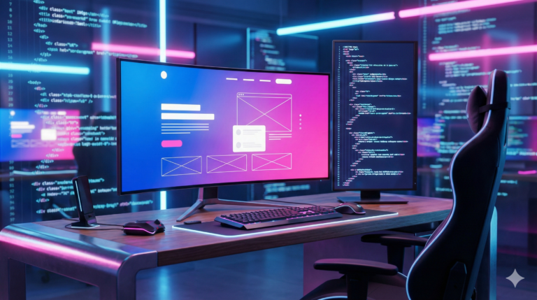 Projektowanie stron internetowych Poznań — nowoczesne stanowisko freelancera web developera